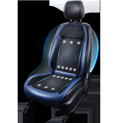 Summer Car Ventilation Seat Cushion Cooling Seat Pad Summer Cool Air Breathable Heat Dissipation Cooling Pad Truck Backrest with Fan