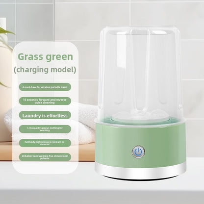 Mini Small Washing Machine Blue Light Sterilization Portable Baby and Mother Underwear Socks Panties Professional Underwear Laundry Cup