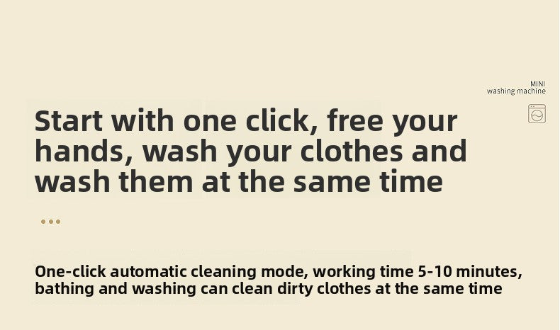 Mini Small Washing Machine Blue Light Sterilization Portable Baby and Mother Underwear Socks Panties Professional Underwear Laundry Cup