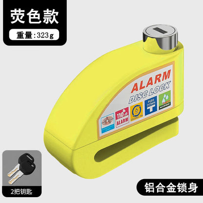 Universal Electric Bike Disc Brake Lock Motorcycle Lock Anti-Theft Bicycle Alarm Disc Brake Lock Mountain Bike Lock Bicycle Lock