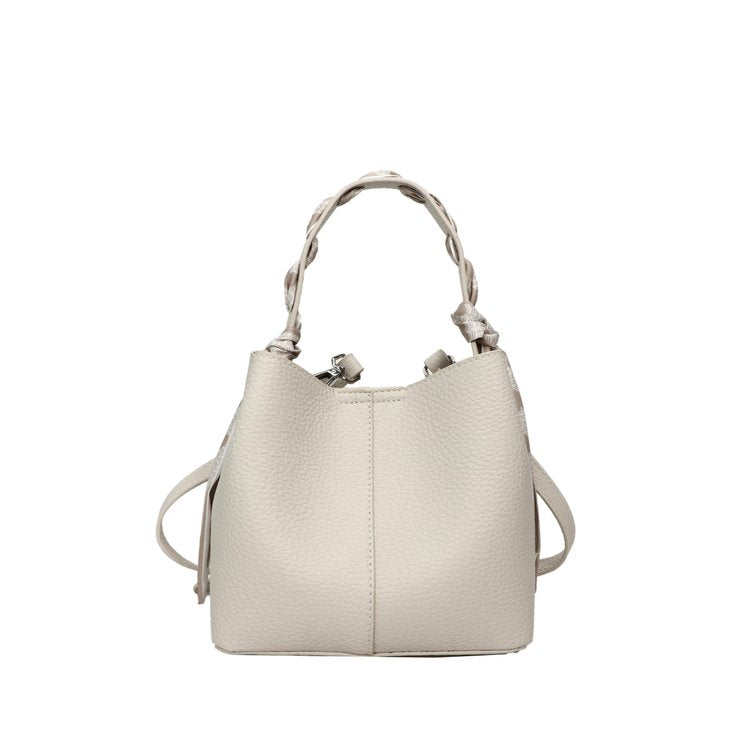 Women's Bag PU One Size Bucket Bag Magnetic Buckle Shoulder Bag