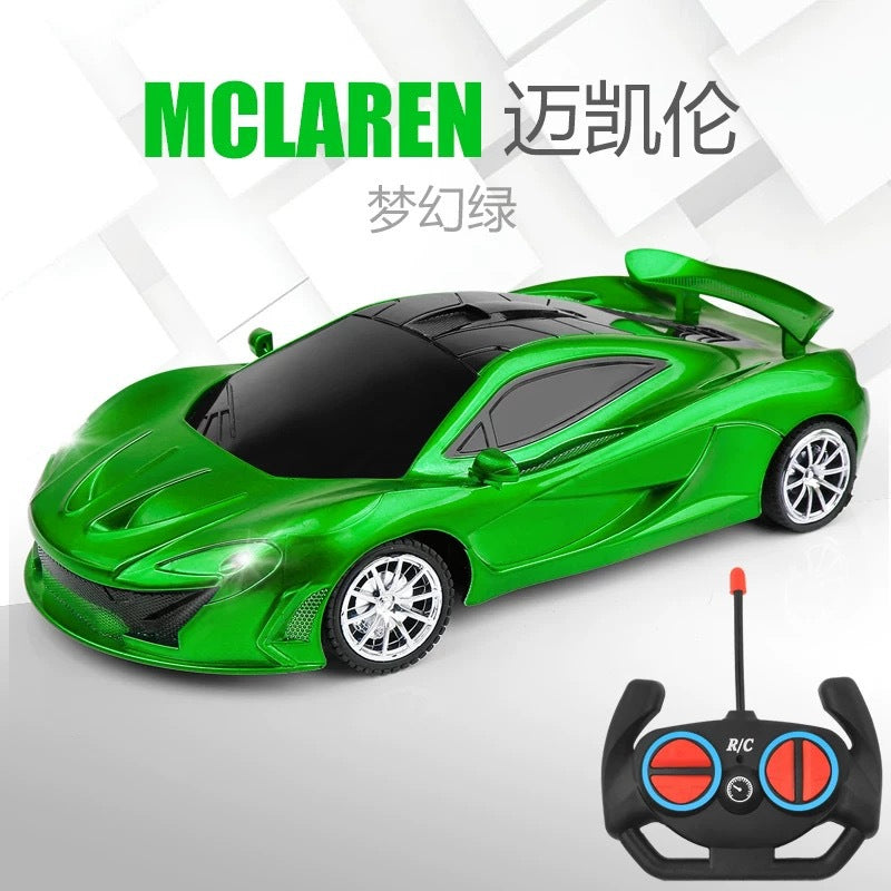 1:18Wireless Remote Control Racing Car High-Speed Drift Charging Light Small Car Boys Children's Toys