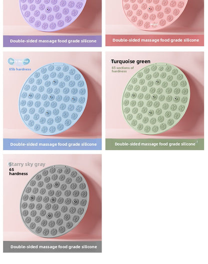 Silicone Acupressure Mat Double-Sided Foot Massage Pad with Magnetic Therapy for Home Use, Thickened Ultra Slow Running Meridian Running Mat Foot Massage Mat