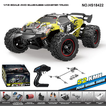 1/18Brushless High-Speed Four-Wheel Drive2.4G Full Scale Professional RC Remote Control Off-Road Big Wheel Bike1/14Brush