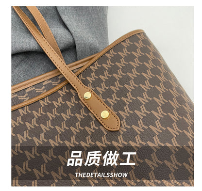 One-shoulder large-capacity commuting lightweight hand-carry tote bag