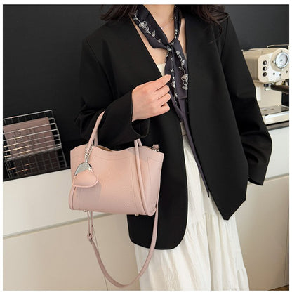 Tote Bag Zipper Shoulder Bag Women's Bag PU