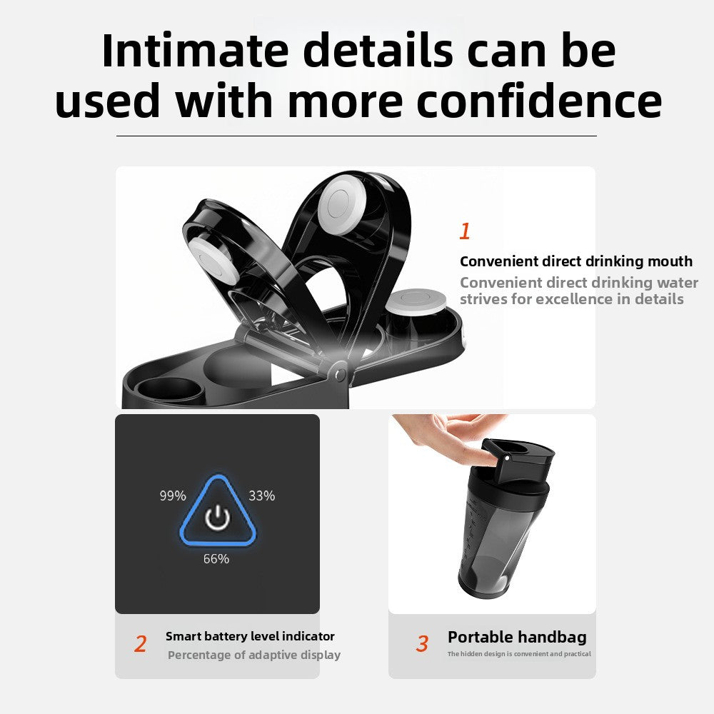 Ligkevan New Juicing Cup Wireless Portable Juicer Rechargeable Outdoor Juice Maker Small Large Capacity