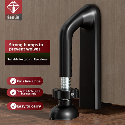 Adjustable Door Stopper Hotel Security Anti-Theft Home Door Blocker Door Stopper Door Blocker for Women Portable Alarm Device