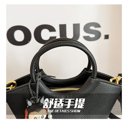 Bucket Bag One Size 2025 Spring Shoulder Bag Zipper PU Women's Bag