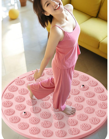 Silicone Acupressure Mat Double-Sided Foot Massage Pad with Magnetic Therapy for Home Use, Thickened Ultra Slow Running Meridian Running Mat Foot Massage Mat