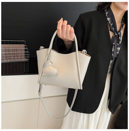 Tote Bag Zipper Shoulder Bag Women's Bag PU