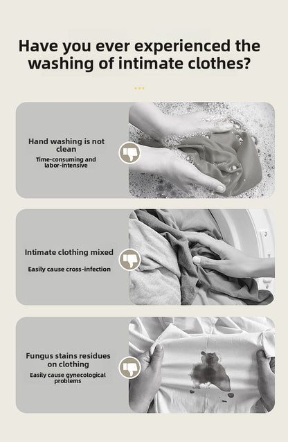 Mini Small Washing Machine Blue Light Sterilization Portable Baby and Mother Underwear Socks Panties Professional Underwear Laundry Cup