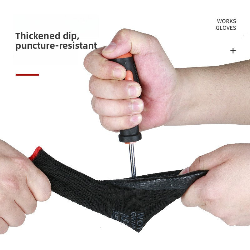 FOR WHOLE SALE ONLY PRICE ON REQUEST                      Labor Protection Gloves Nitrile Oil-Resistant Waterproof Wear-Resistant 13-Pin Black Yarn Rubber Coated Construction Site Work Labor Protection Gloves