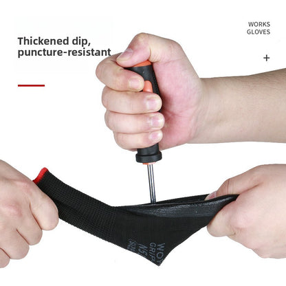 FOR WHOLE SALE ONLY PRICE ON REQUEST                      Labor Protection Gloves Nitrile Oil-Resistant Waterproof Wear-Resistant 13-Pin Black Yarn Rubber Coated Construction Site Work Labor Protection Gloves