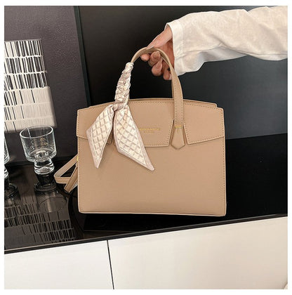 Single Shoulder Bag One Size Small Square Bag Women's Bag PU 2025 Autumn Zipper