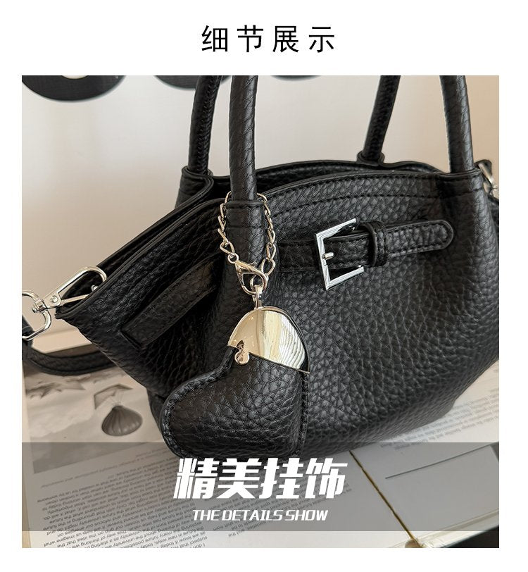Zipper Tote Bag Women's Bag PU2025 Spring One Size Crossbody Handbag