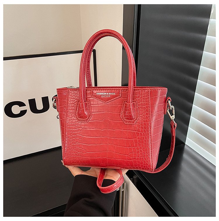 Single Shoulder Crossbody Handbag Zipper Women's Bag PU