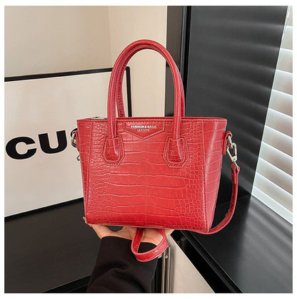 Single Shoulder Crossbody Handbag Zipper Women's Bag PU