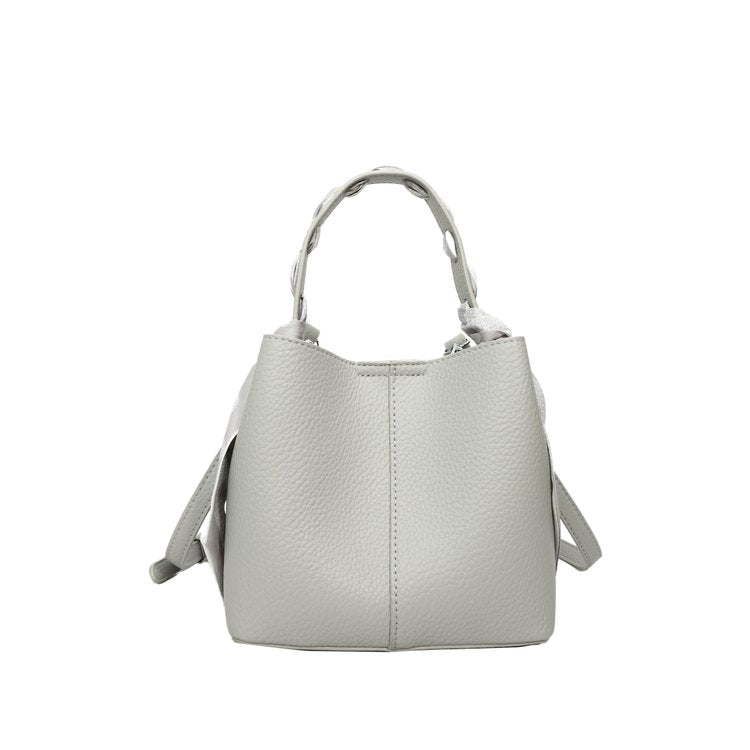 Women's Bag PU One Size Bucket Bag Magnetic Buckle Shoulder Bag