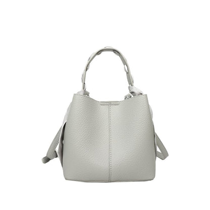 Women's Bag PU One Size Bucket Bag Magnetic Buckle Shoulder Bag