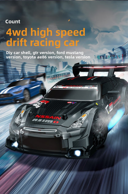 Remote Control Car RC Remote Control 1:24 Scale Fast Speed Drift Car Four-wheel Drive Drift Racing Toy Car Model Hot Seller