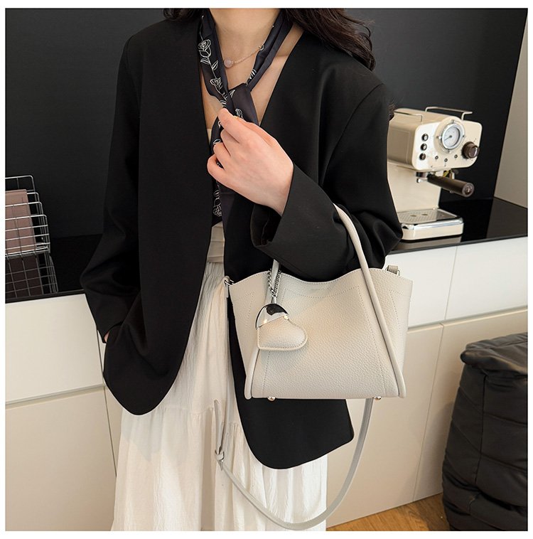 Tote Bag Zipper Shoulder Bag Women's Bag PU