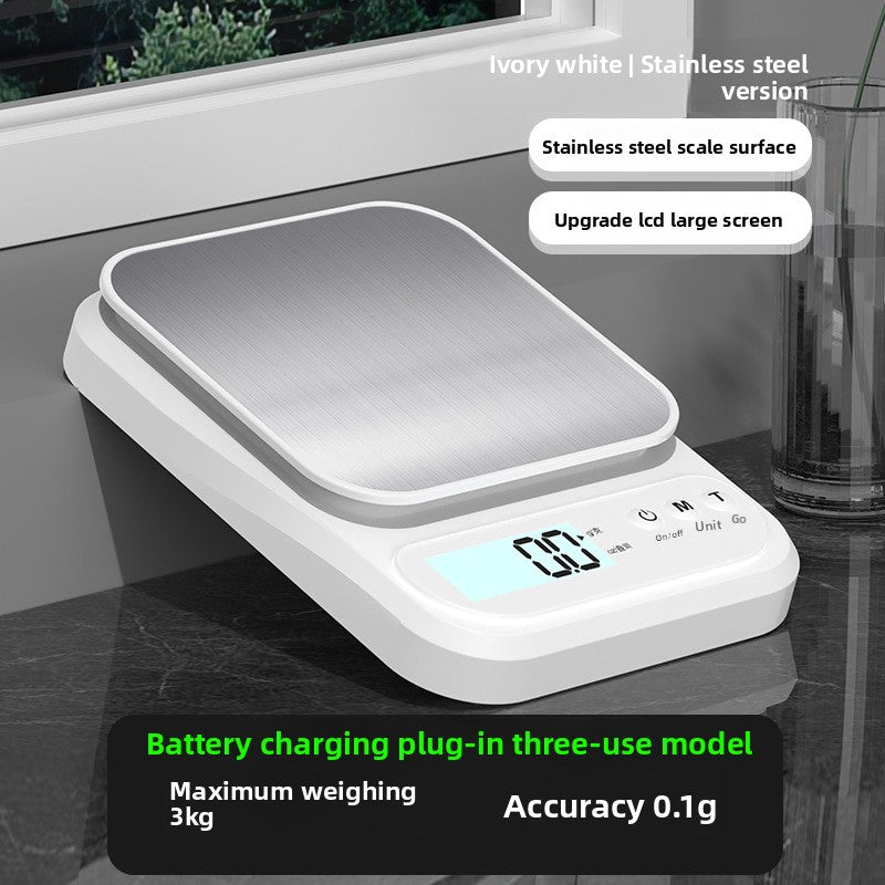 Kitchen Scale High Precision Electronic Scale Kitchen Small Gram Scale Accurate Coffee Scale Gram Weight Measuring Device Household Food Scale