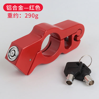 motorcycle and electric vehicle handlebar locks Aluminum Alloy Throttle Lock Head Handle Brake Lock Factory