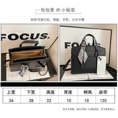 Single Shoulder Bag One Size Small Square Bag Women's Bag PU 2025 Autumn Zipper