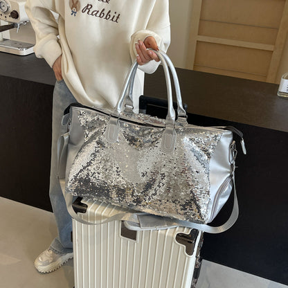 Sequin fashion Large Capacity Travel Bag