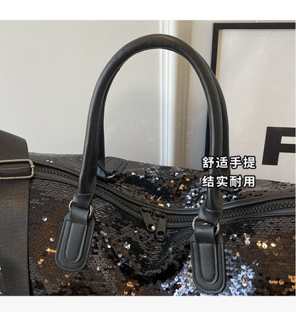Sequin fashion Large Capacity Travel Bag