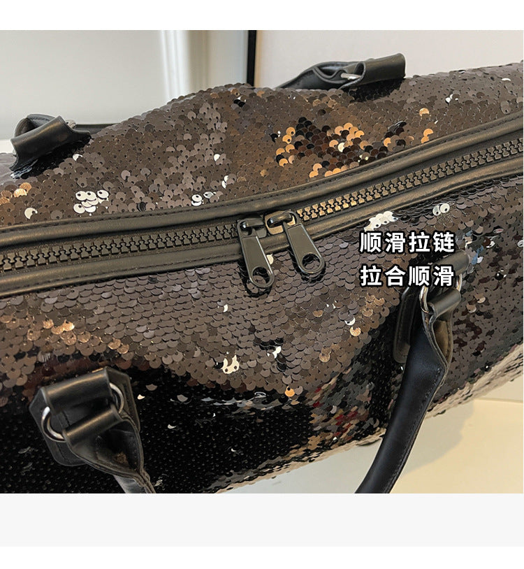 Sequin fashion Large Capacity Travel Bag