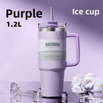 40oz Car Cup Large Capacity Insulated Cup Ice Cup304Stainless Steel Car Cup Cold Preservation