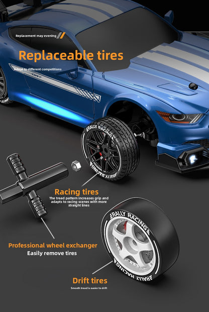 Remote Control Car RC Remote Control 1:24 Scale Fast Speed Drift Car Four-wheel Drive Drift Racing Toy Car Model Hot Seller