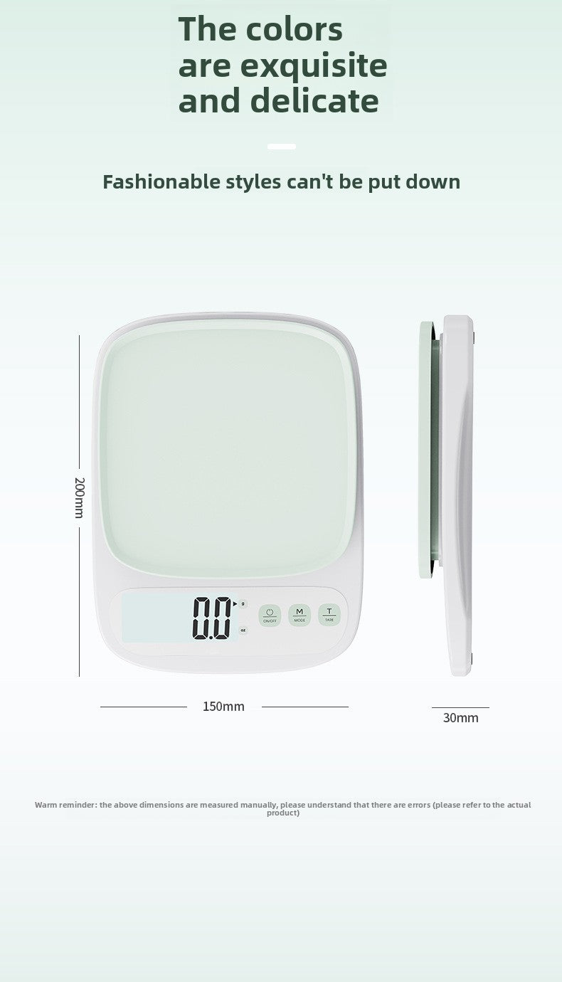 Kitchen Scale High Precision Electronic Scale Kitchen Small Gram Scale Accurate Coffee Scale Gram Weight Measuring Device Household Food Scale