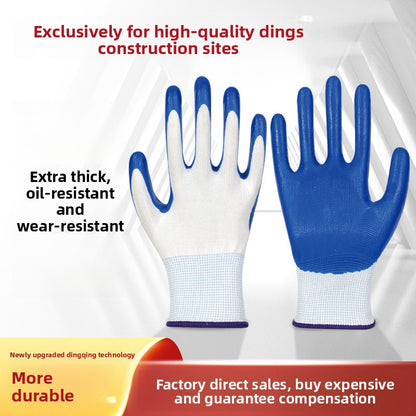 FOR WHOLE SALE ONLY PRICE ON REQUEST                     Nitrile Rubber Coated Labor Protection Gloves for Construction Site Work, Thickened, Wear-resistant, Odorless, Breathable Nylon Latex Work Gloves