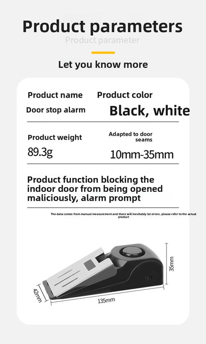 Hotel Door Stop Anti-Theft Alarm Door Gap Anti-Theft Device Door Stop Alarm Home Door Stop Alarm
