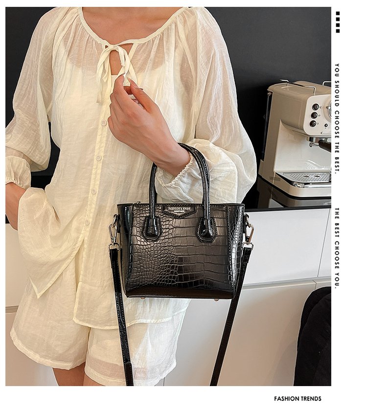 Single Shoulder Crossbody Handbag Zipper Women's Bag PU