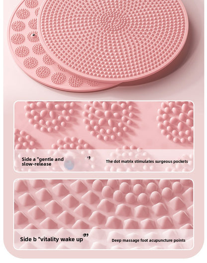 Silicone Acupressure Mat Double-Sided Foot Massage Pad with Magnetic Therapy for Home Use, Thickened Ultra Slow Running Meridian Running Mat Foot Massage Mat