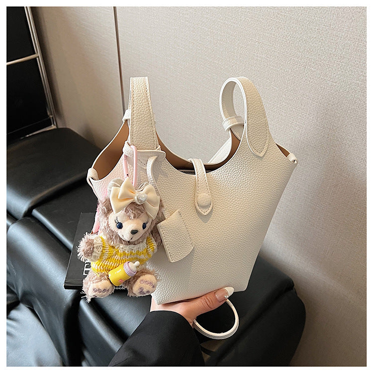 Niche Design Sense Simple Commuting Versatile Bucket Bag