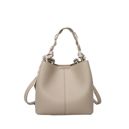 Women's Bag PU One Size Bucket Bag Magnetic Buckle Shoulder Bag