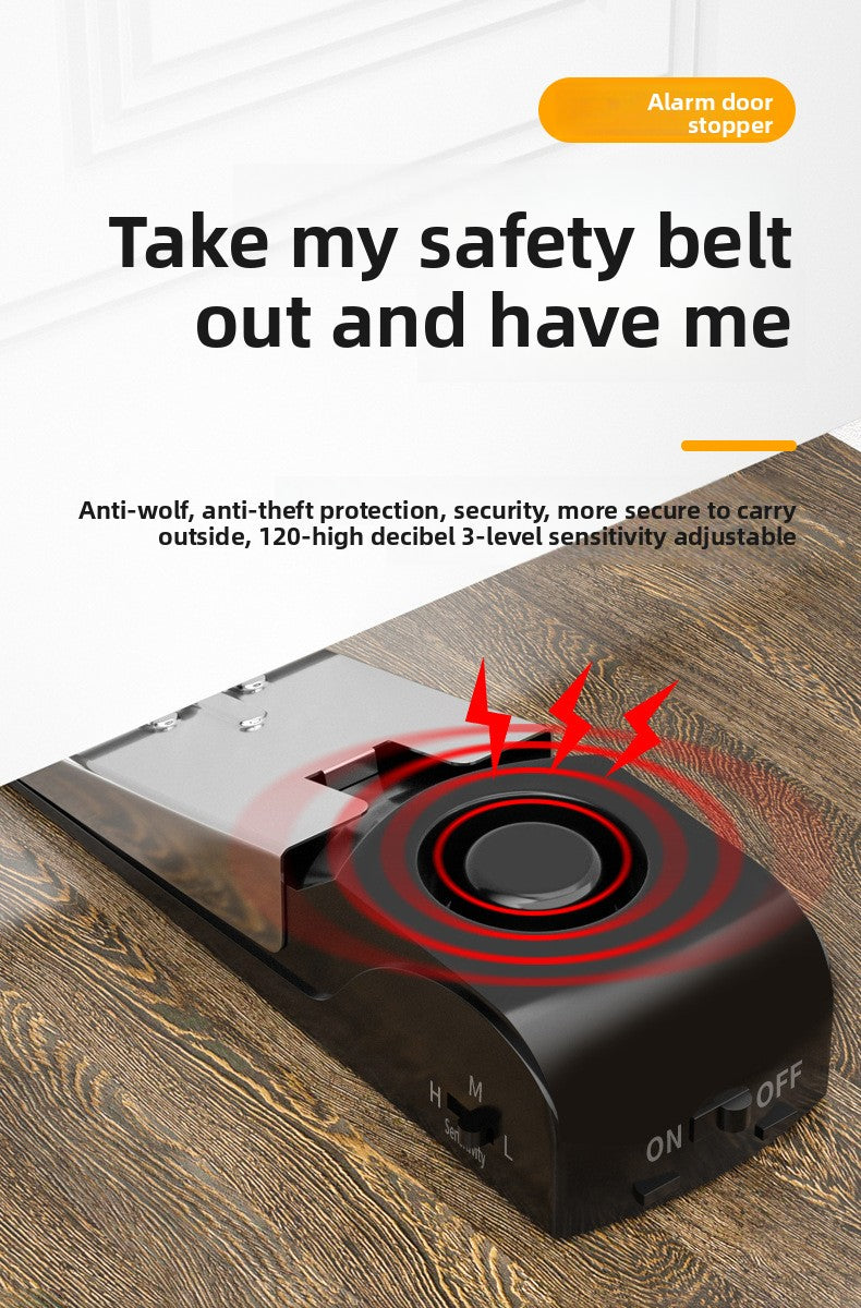 Hotel Door Stop Anti-Theft Alarm Door Gap Anti-Theft Device Door Stop Alarm Home Door Stop Alarm