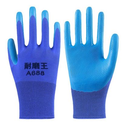 FOR WHOLE SALE ONLY PRICE ON REQUEST                   Abrasion-Resistant King Labor Protection Gloves Physical Embossed Anti-Slip Construction Steel Worker Logistics Moving Auto Repair Transport Latex Coated Gloves