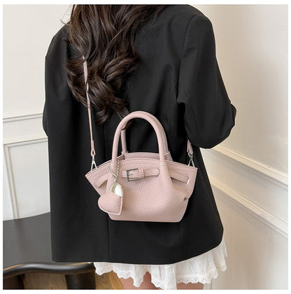 Zipper Tote Bag Women's Bag PU2025 Spring One Size Crossbody Handbag
