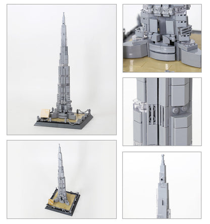 Burj Khalifa, Dubai, United Arab Emirates, Small Particle Building Blocks, Educational Toys