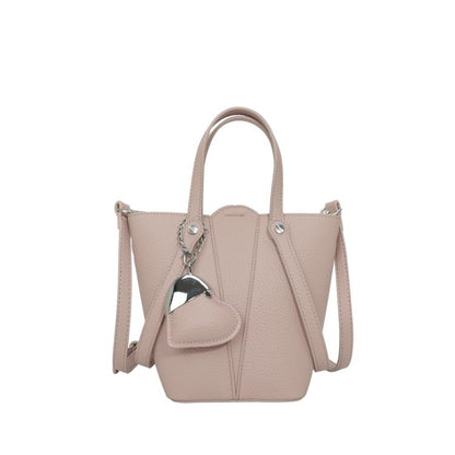 Single Shoulder Bucket Bag PU Zipper 2025 Spring Women's Bag One Size