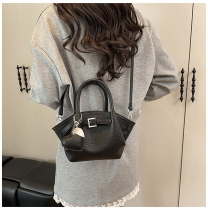 Zipper Tote Bag Women's Bag PU2025 Spring One Size Crossbody Handbag