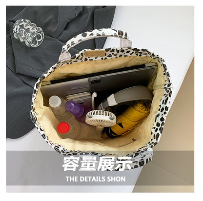 Leopard Print Handheld Large Bag Tote Bag