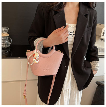 Bucket Bag One Size 2025 Spring Shoulder Bag Zipper PU Women's Bag