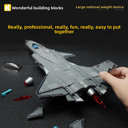 Wonderful Building Blocks KEEPPLEY Great Power Heavy Equipment 99A Main Battle Tank J-20 Fujian Aircraft Carrier J-15 J-10C Toys